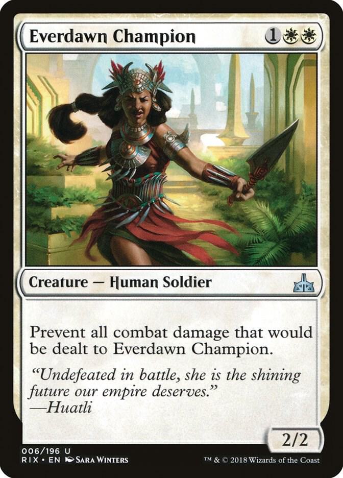 Everdawn Champion 6/196 (Rivals of Ixalan)  - Foil | Good Games Modbury