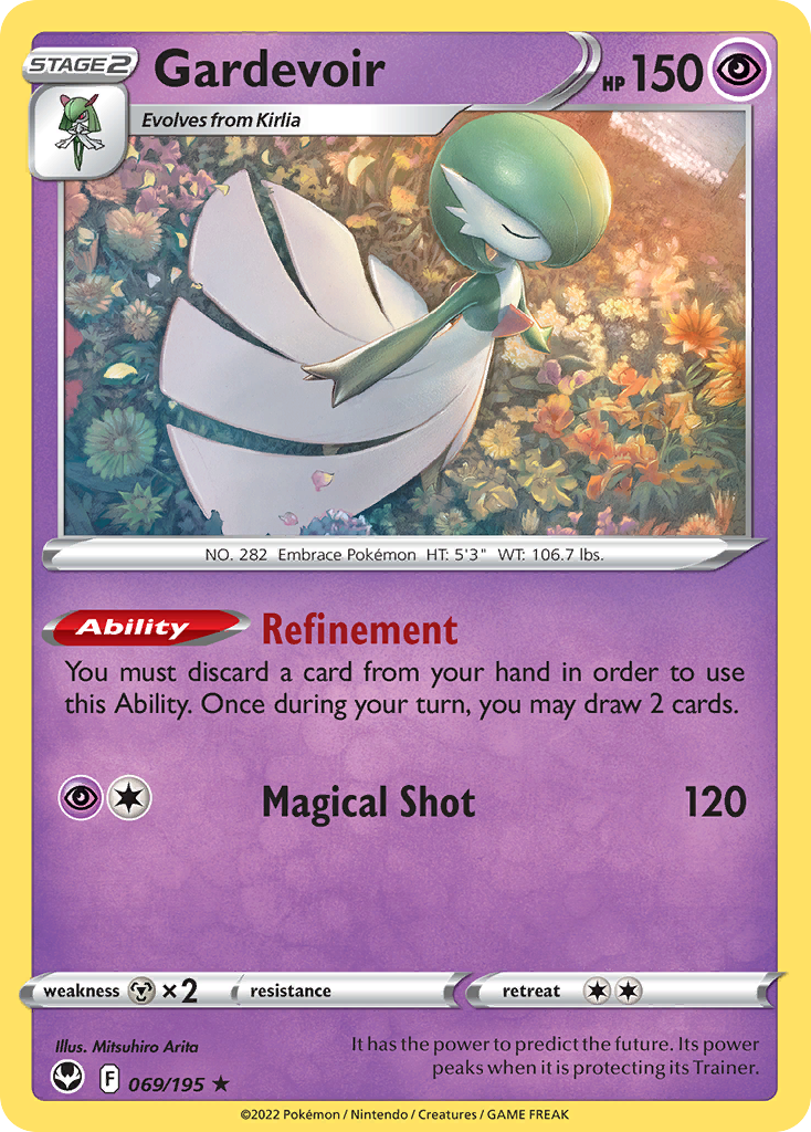 Gardevoir (069/195) (Theme Deck Exclusive) [Sword & Shield: Silver Tempest] | Good Games Modbury