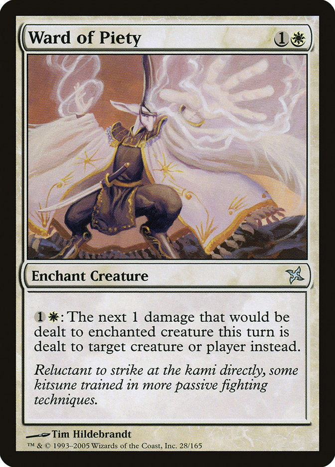 Ward of Piety 28/165 (Betrayers of Kamigawa)  - Foil | Good Games Modbury