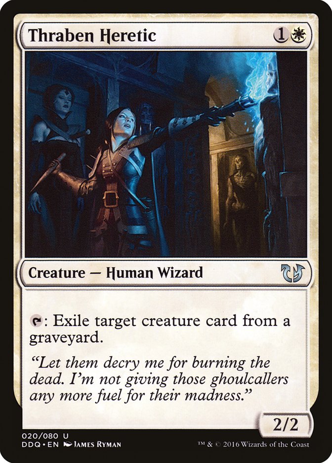 Thraben Heretic 20/80 (Duel Decks: Blessed vs. Cursed)  | Good Games Modbury