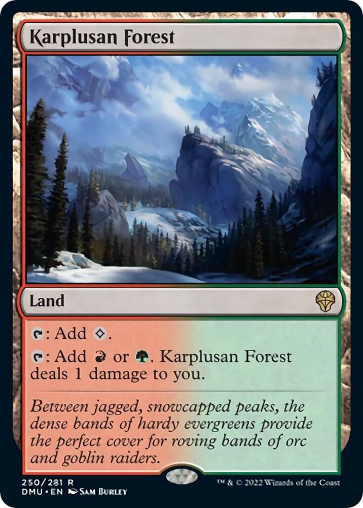 Karplusan Forest 250/281 (Dominaria United)  - Foil | Good Games Modbury