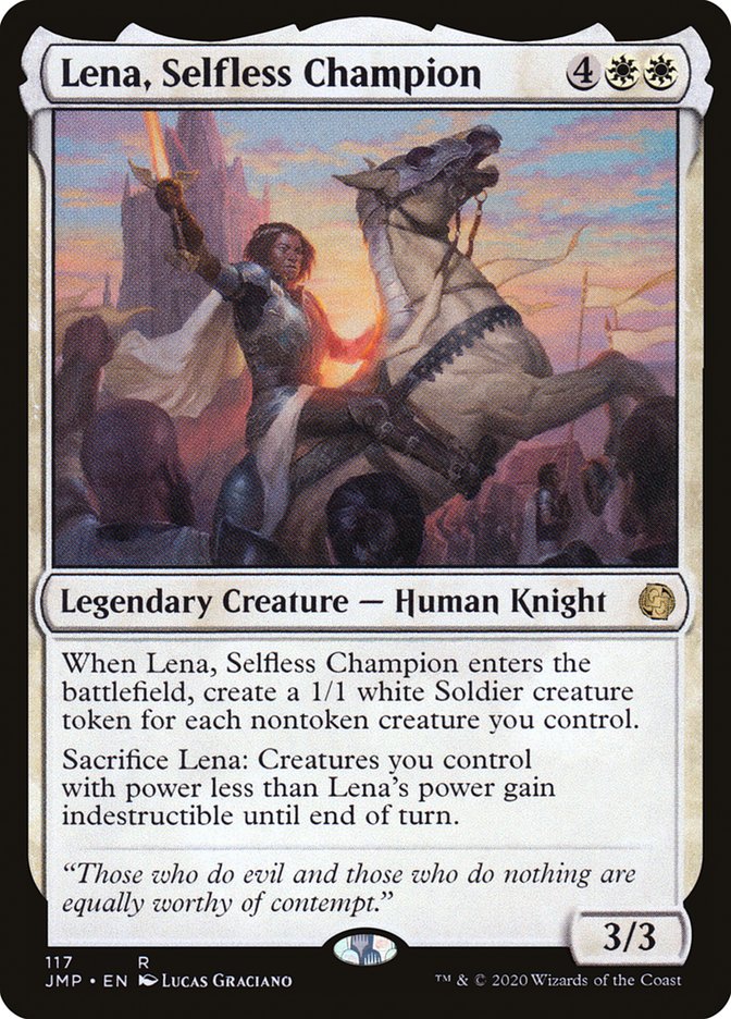 Lena, Selfless Champion 117/495 (Jumpstart)  | Good Games Modbury