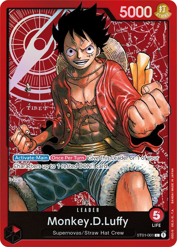 Monkey.D.Luffy (001) [Starter Deck: Straw Hat Crew] | Good Games Modbury