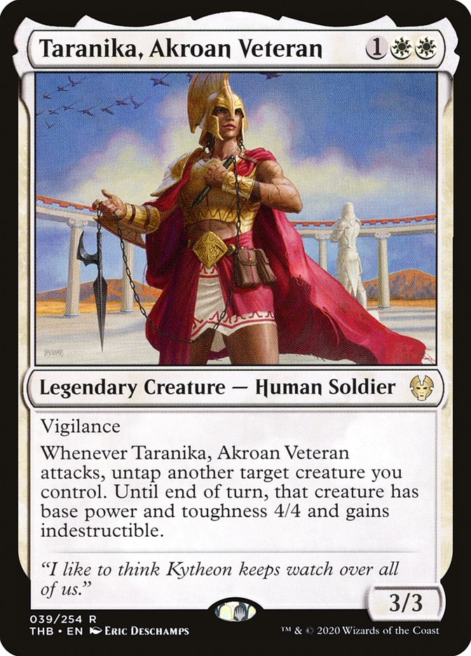Taranika, Akroan Veteran 39/254 (Theros Beyond Death)  | Good Games Modbury