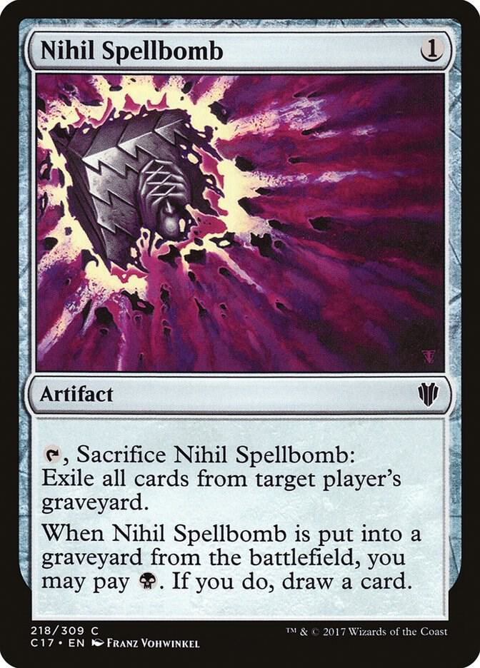 Nihil Spellbomb 218/309 (Commander 2017)  | Good Games Modbury
