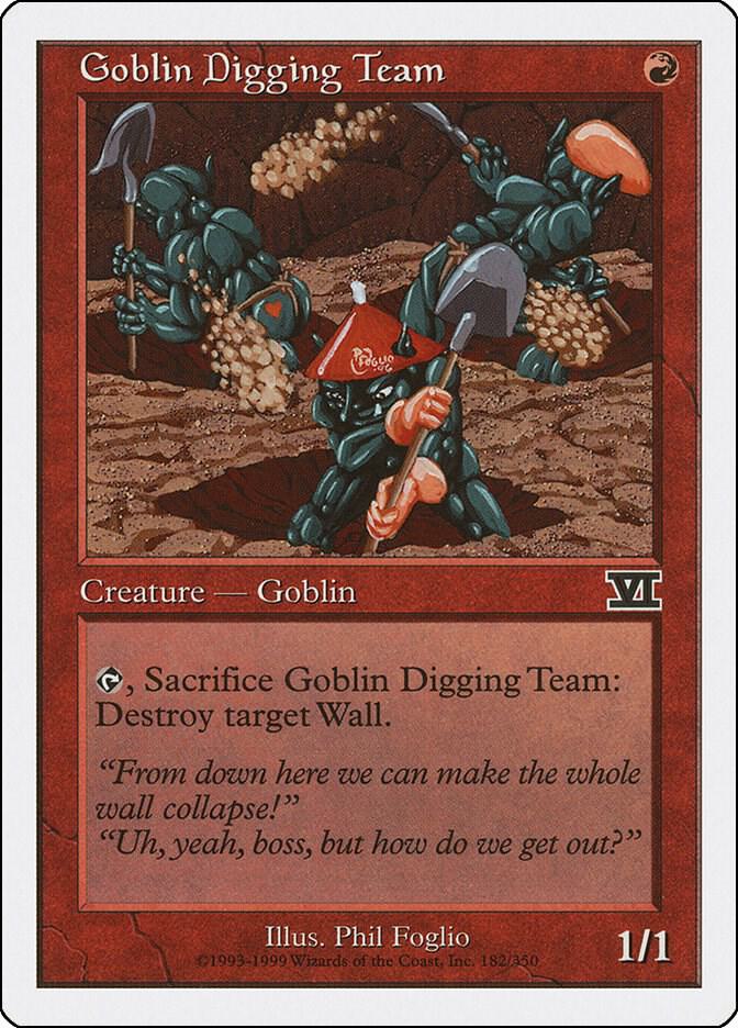 Goblin Digging Team 182/350 (Classic Sixth Edition)  | Good Games Modbury