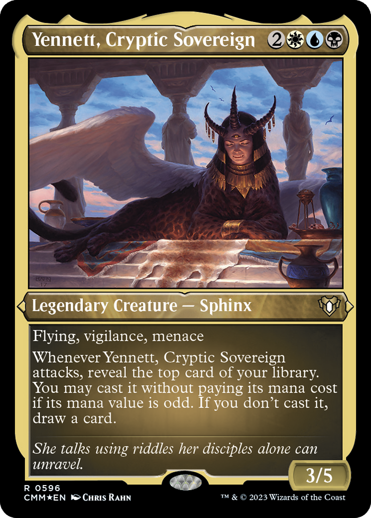 Yennett, Cryptic Sovereign (Foil Etched) [Commander Masters] | Good Games Modbury