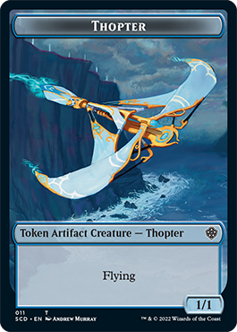 Pegasus // Thopter Double-Sided Token [Starter Commander Decks] | Good Games Modbury