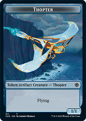 Pegasus // Thopter Double-Sided Token [Starter Commander Decks] | Good Games Modbury