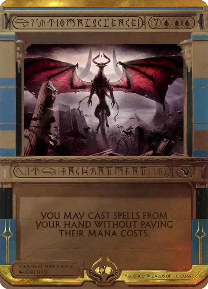 Omniscience 34/54 (Masterpiece Series: Amonkhet Invocations)  - Foil | Good Games Modbury