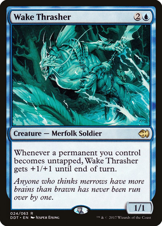 Wake Thrasher 24/63 (Duel Decks: Merfolk vs. Goblins)  | Good Games Modbury