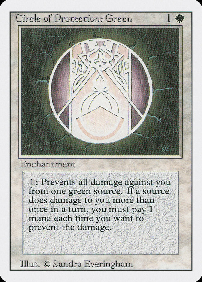 Circle of Protection: Green [Revised Edition] | Good Games Modbury