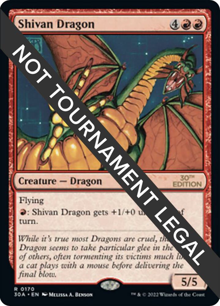 Shivan Dragon 170/594 (30th Anniversary Edition)  | Good Games Modbury