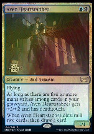 Aven Heartstabber [Streets of New Capenna Prerelease Promos] | Good Games Modbury