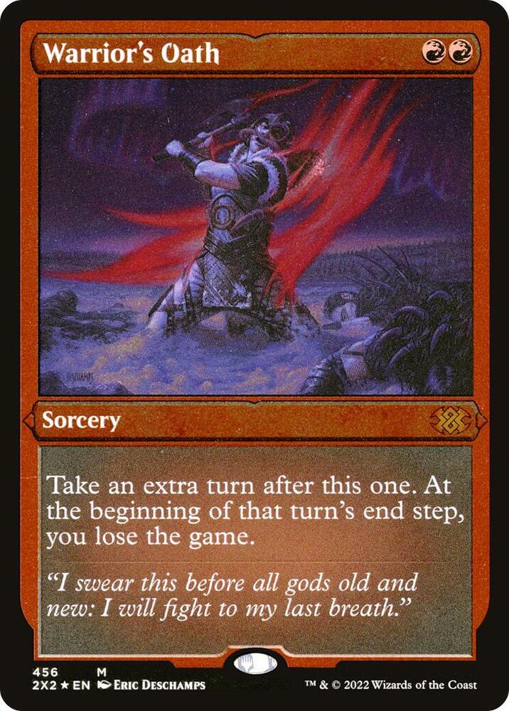 Warriors Oath Foil Etched 456 (Double Masters 2022)  - Foil | Good Games Modbury