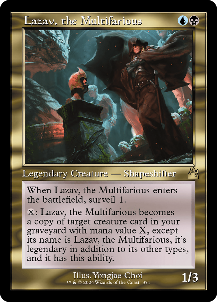 Lazav, the Multifarious (Retro Frame) [Ravnica Remastered] | Good Games Modbury