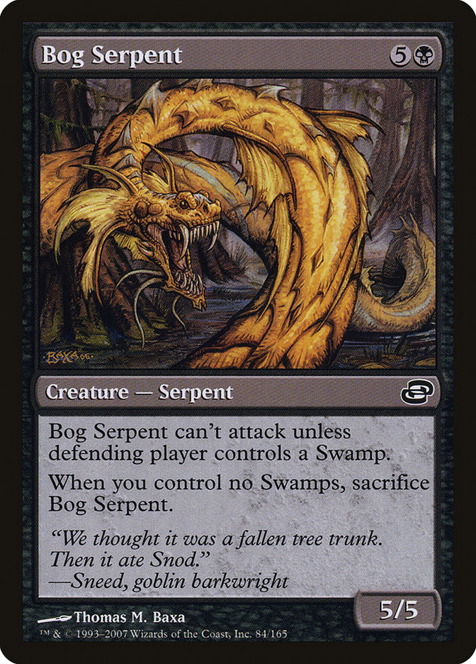 Bog Serpent 84/165 (Planar Chaos)  - Foil | Good Games Modbury