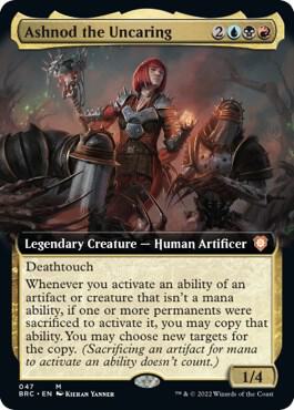 Ashnod the Uncaring Extended Art 47/40 (Commander: The Brothers' War)  | Good Games Modbury