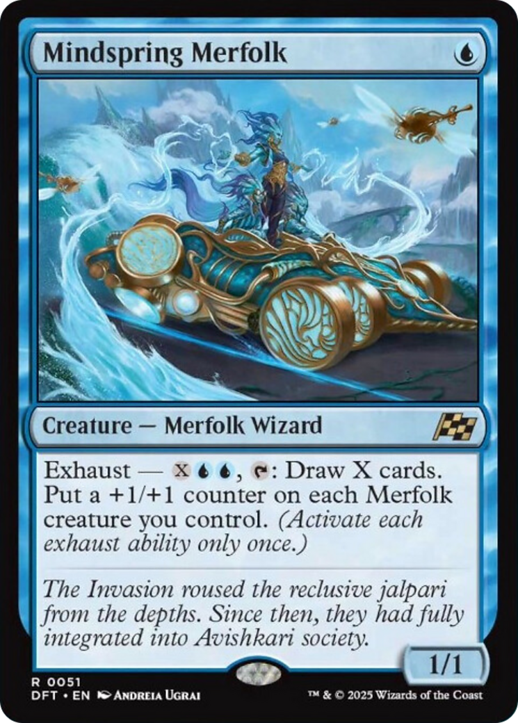 Mindspring Merfolk [Aetherdrift] | Good Games Modbury