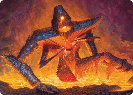Molten Gatekeeper Art Card 5 (Art Series: Modern Horizons 3)  | Good Games Modbury
