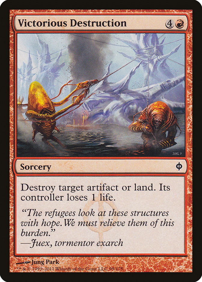 Victorious Destruction 99/175 (New Phyrexia)  - Foil | Good Games Modbury