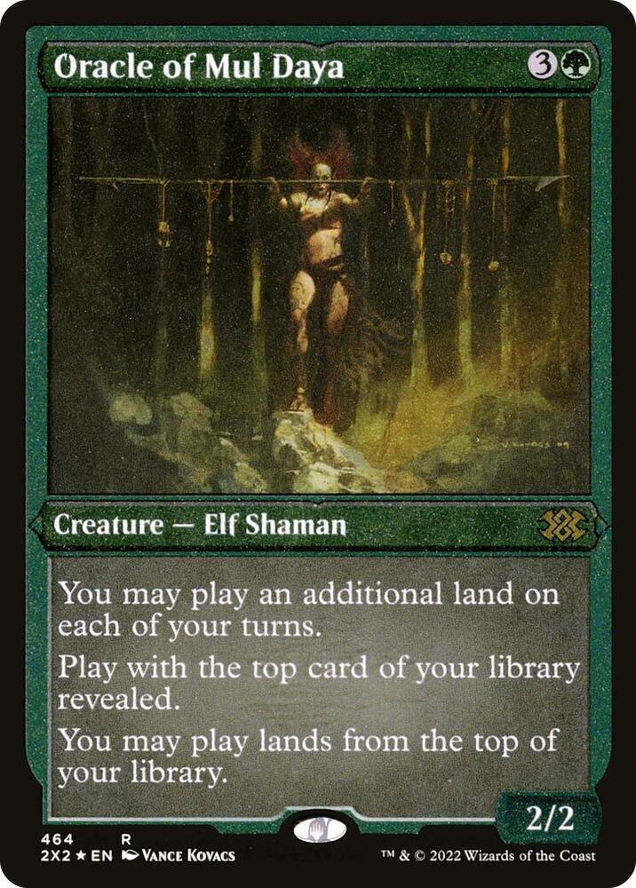 Oracle of Mul Daya Foil Etched 464 (Double Masters 2022)  - Foil | Good Games Modbury