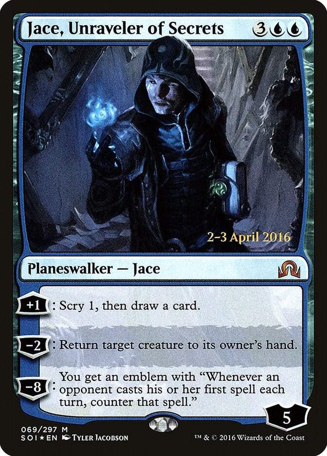 Jace Unraveler of Secrets 69s/89 (Prerelease Cards)  - Foil | Good Games Modbury