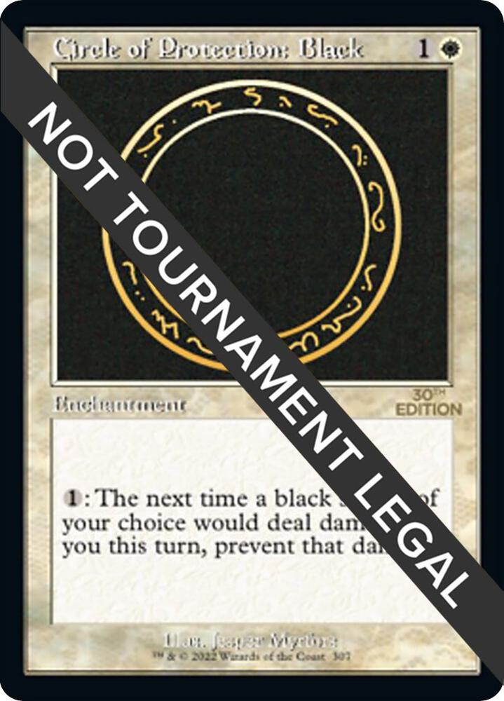 Circle of Protection Black Retro Frame 307/594 (30th Anniversary Edition)  | Good Games Modbury