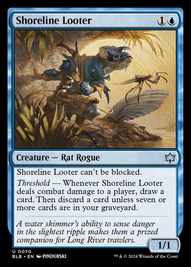 Shoreline Looter 70 (Bloomburrow)  - Foil | Good Games Modbury