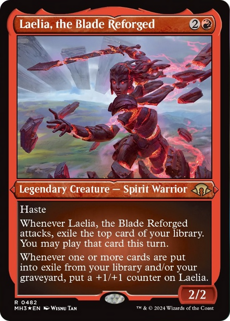 Laelia, the Blade Reforged (Foil Etched) [Modern Horizons 3] | Good Games Modbury