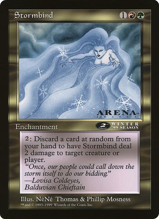 Stormbind Arena League  (Oversize Cards)  | Good Games Modbury