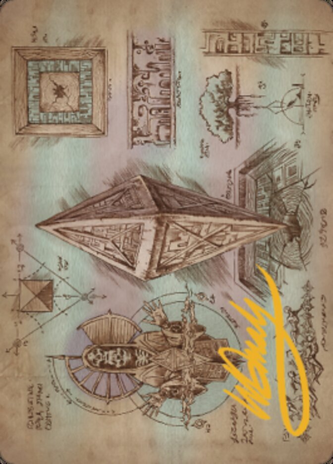 Keening Stone Art Card (Gold-Stamped Signature) [The Brothers' War Art Series] | Good Games Modbury