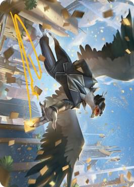 Skyboon Evangelist Art Card Gold Stamped Signature 51 (Art Series: Streets of New Capenna)  | Good Games Modbury