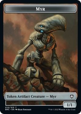 Myr Powerstone Double Sided Token 10 // 7 (Commander: The Brothers' War)  | Good Games Modbury