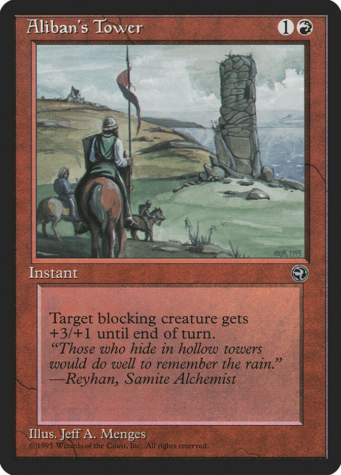 Aliban's Tower (Reyhan Flavor Text) [Homelands] | Good Games Modbury