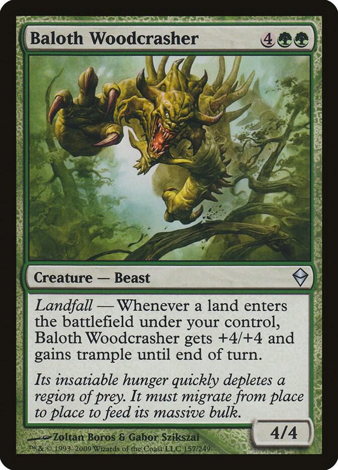 Baloth Woodcrasher 157/249 (Zendikar)  - Foil | Good Games Modbury