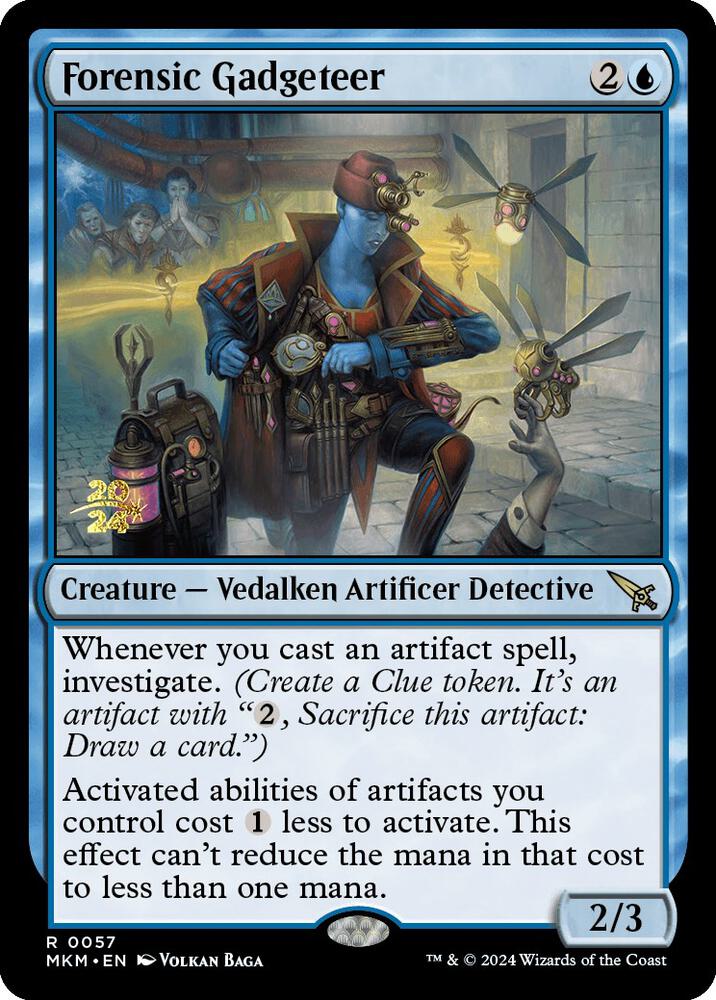 Forensic Gadgeteer 57s/182 (Prerelease Cards)  - Foil | Good Games Modbury