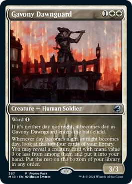 Gavony Dawnguard 387 (Promo Pack: Innistrad: Midnight Hunt)  - Foil | Good Games Modbury