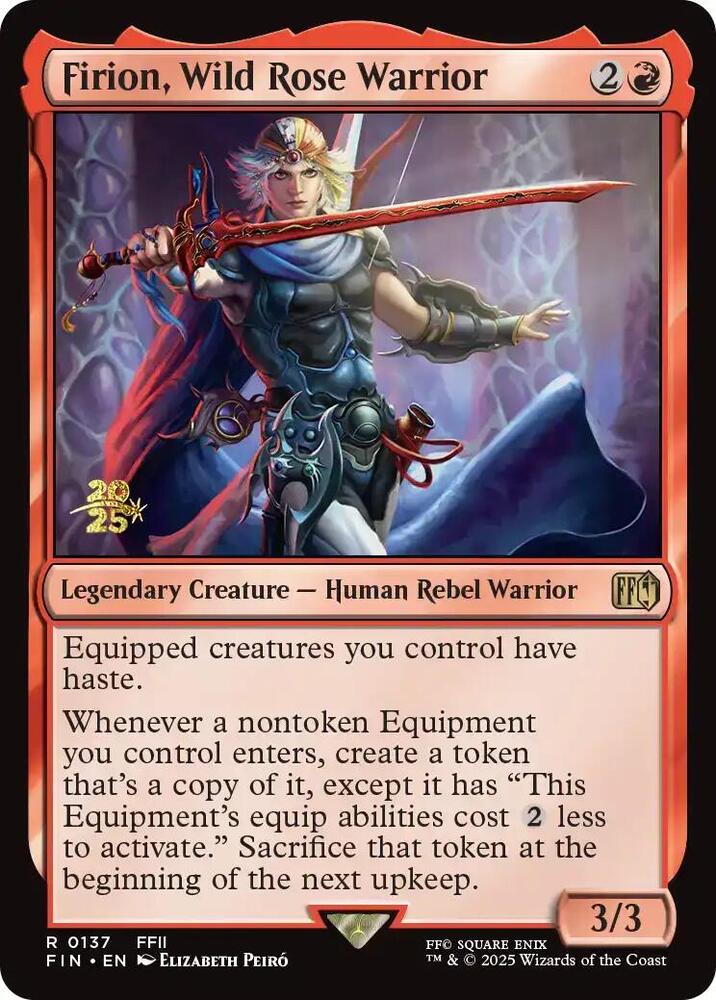 Firion Wild Rose Warrior 137s/116 (Prerelease Cards)  - Foil | Good Games Modbury