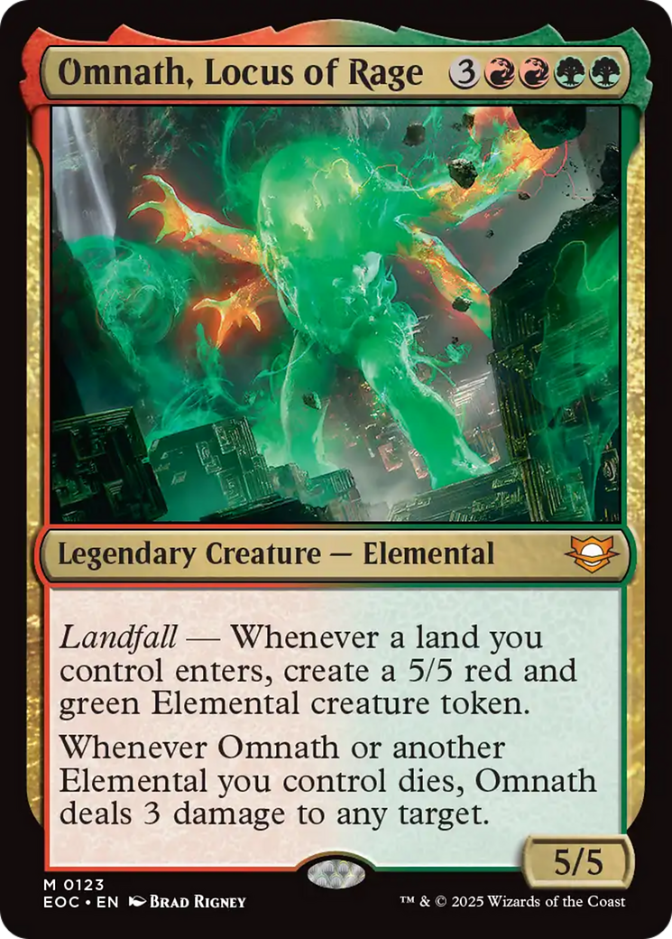 Omnath, Locus of Rage [Edge of Eternities Commander] | Good Games Modbury