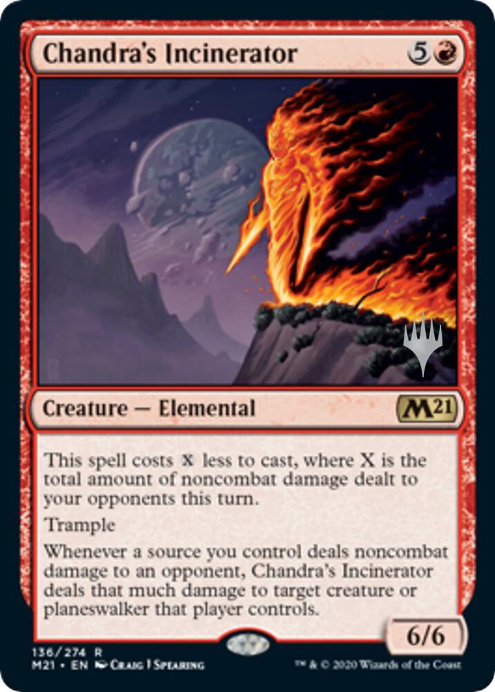 Chandras Incinerator 136 (Promo Pack: Core Set 2021)  - Foil | Good Games Modbury