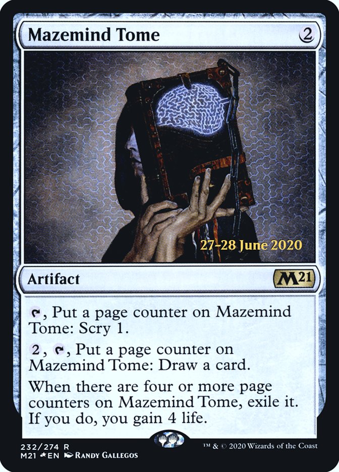 Mazemind Tome [Core Set 2021 Prerelease Promos] | Good Games Modbury