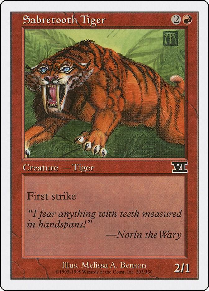 Sabretooth Tiger 203/350 (Classic Sixth Edition)  | Good Games Modbury