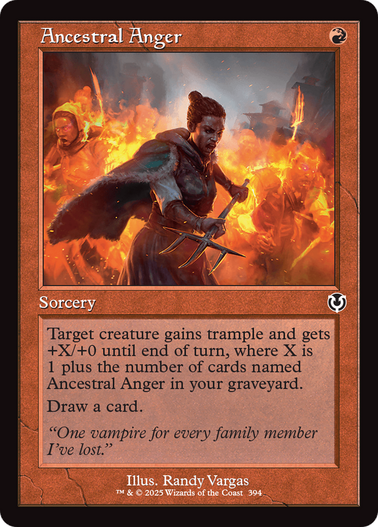 Ancestral Anger (Retro Frame) [Innistrad Remastered] | Good Games Modbury