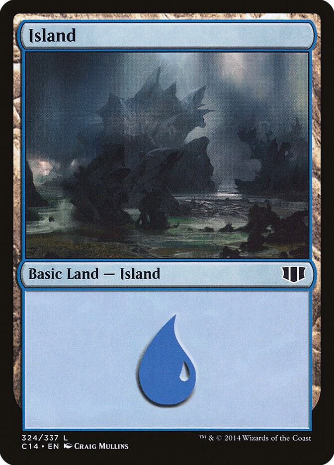 Island 324 324/337 (Commander 2014)  | Good Games Modbury