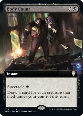 Body Count Extended Art 135 (Commander: Streets of New Capenna)  | Good Games Modbury