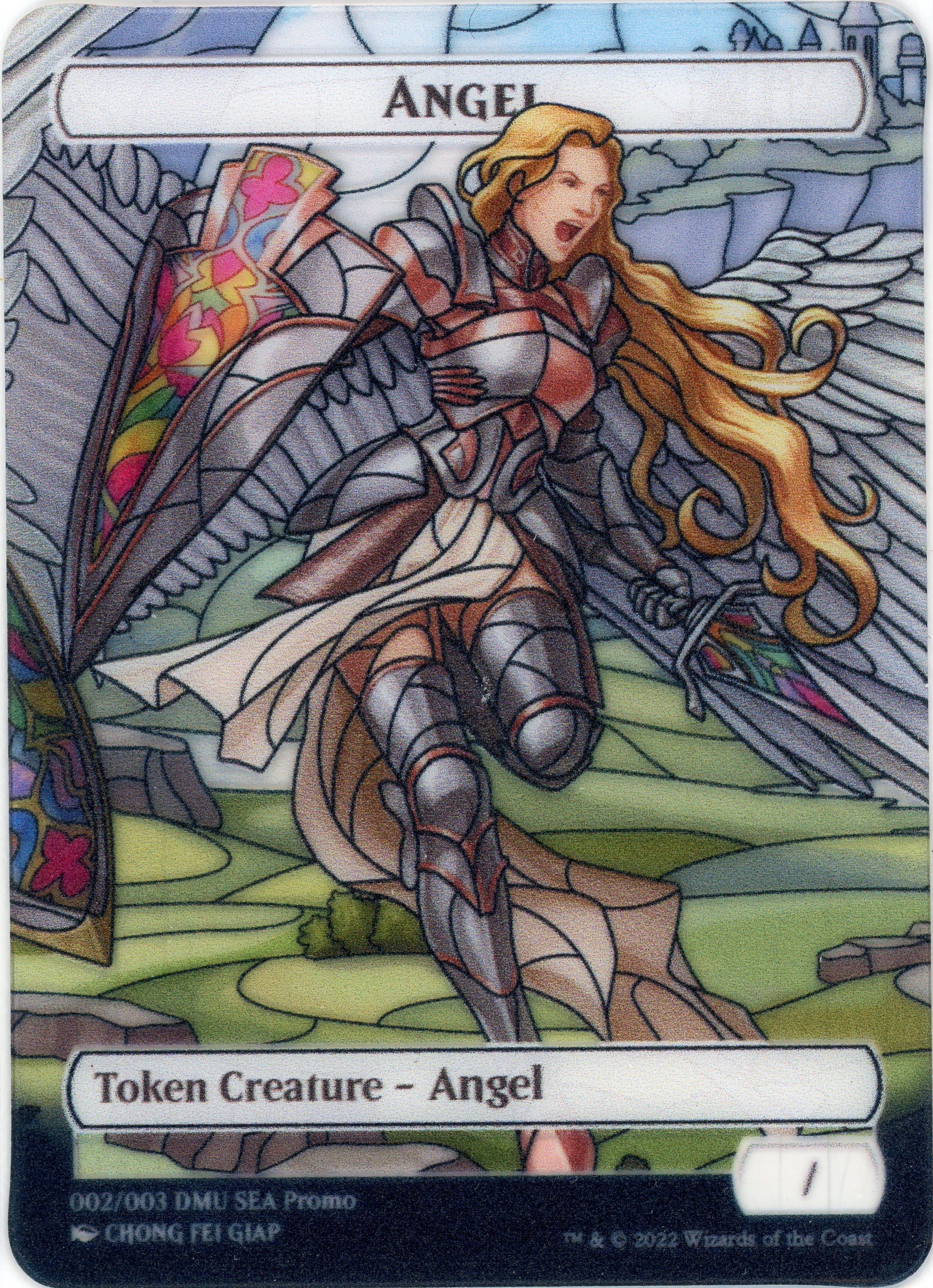 Angel Token (SEA Exclusive) [Dominaria United Tokens] | Good Games Modbury