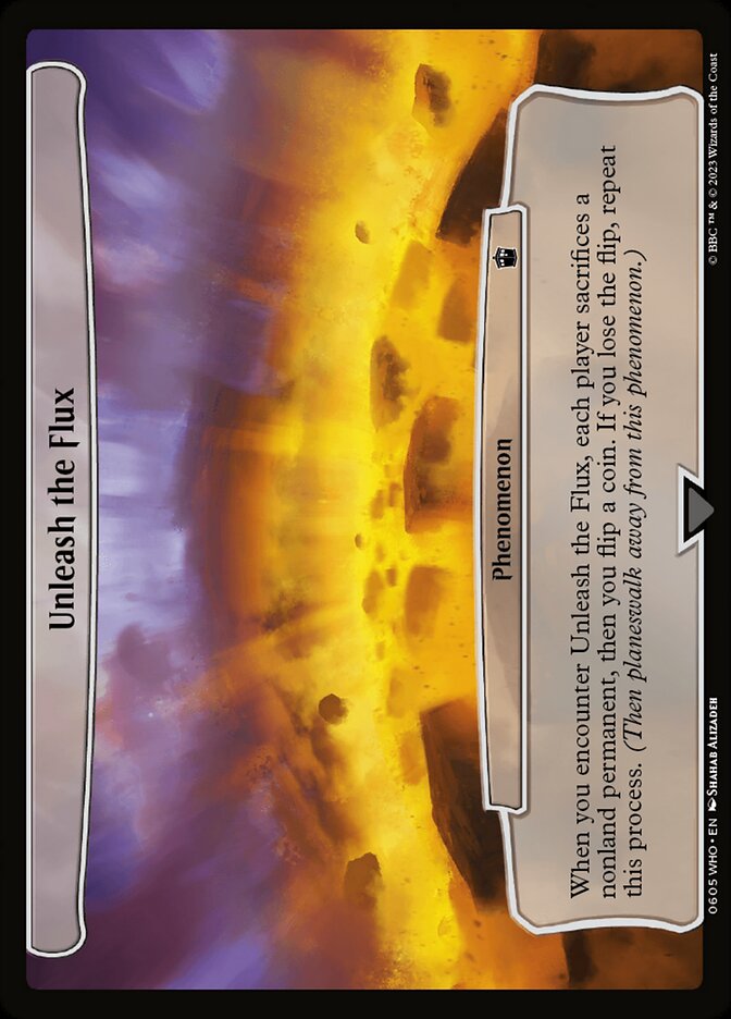 Unleash the Flux 605/331 (Planechase: Universes Beyond: Doctor Who)  | Good Games Modbury