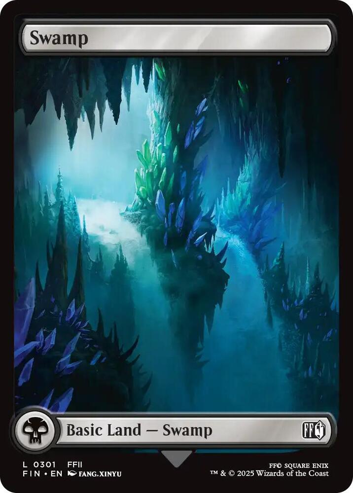 Swamp  301 (FINAL FANTASY)  - Full Art Foil | Good Games Modbury