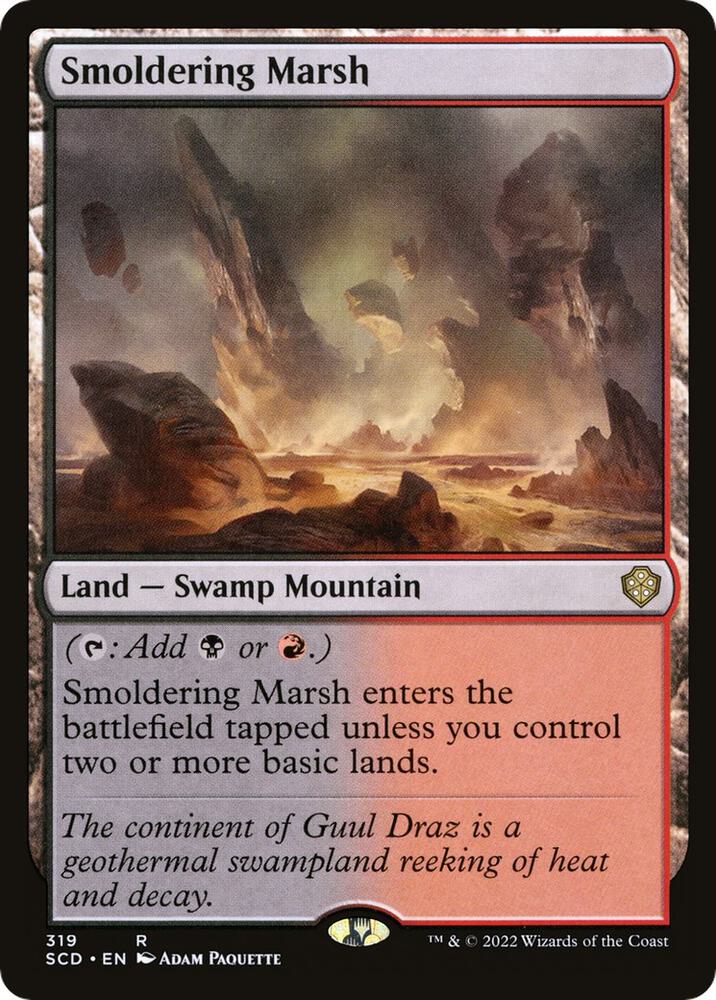 Smoldering Marsh 319/352 (Starter Commander Decks)  | Good Games Modbury